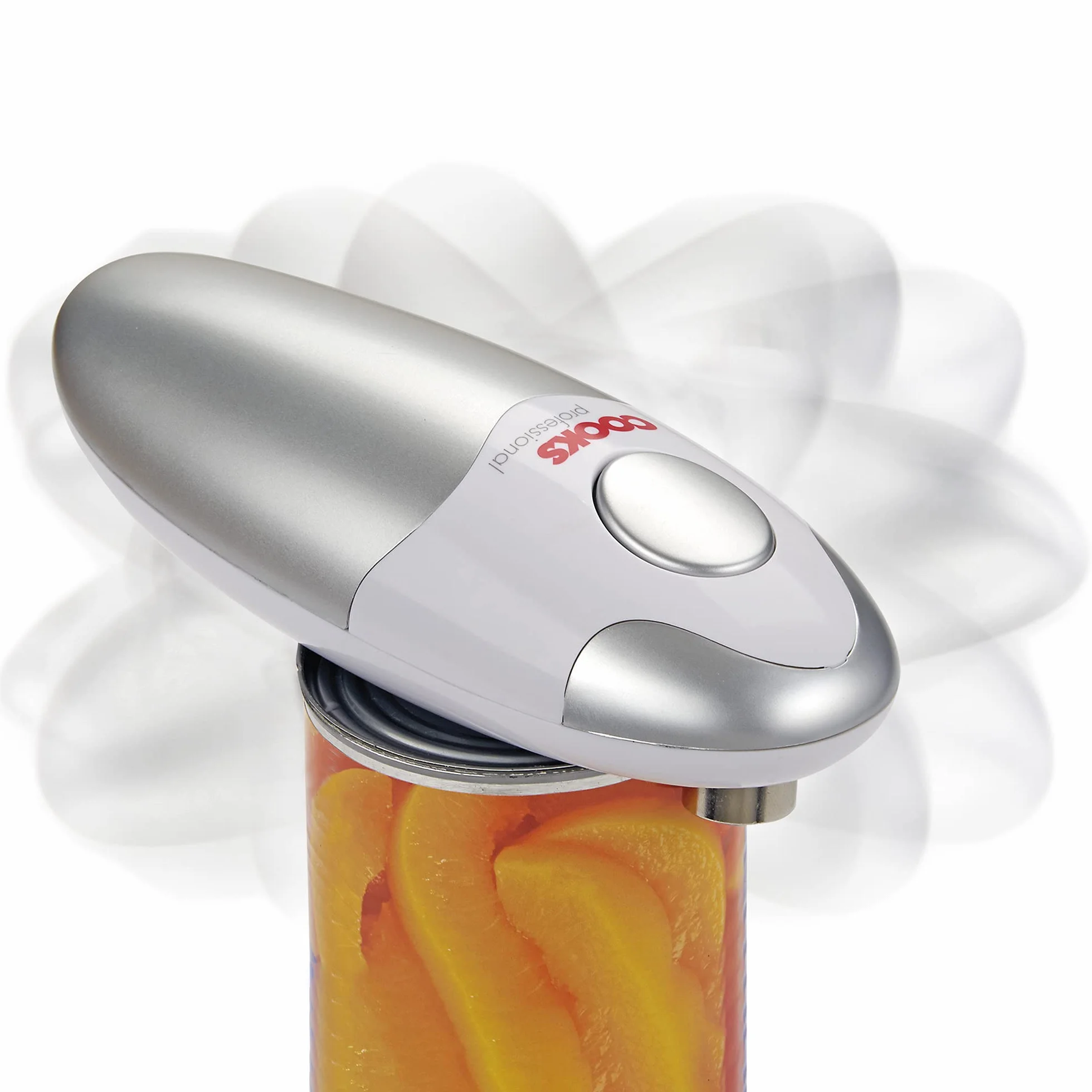 Cooks Professional, apriscatole elettrico automatico premium, con tasto "one touch"