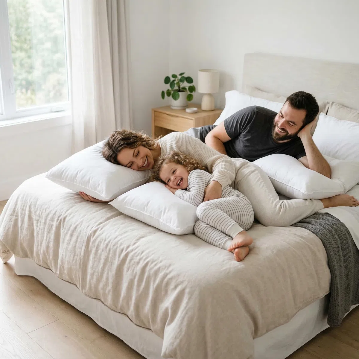 Perla Italia – Imbottitura Cuscini 50x50 Set 4 Pezzi – Interni Morbidi e Voluminosi 100% Poliestere – Antiacaro, Traspiranti, Lavabili – Ideali per Divano, Letto e Arredo Casa