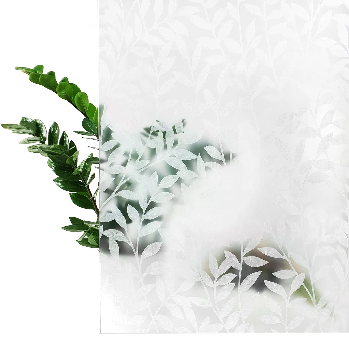 DecoMeister Pellicola Statica per Finestre 45x150 cm - Pellicola per Vetri Decorativa in PVC Perdita di Luce e Senza Colla - Facile da Applicare per Finestra e Cabina Doccia - Fogli Bianchi