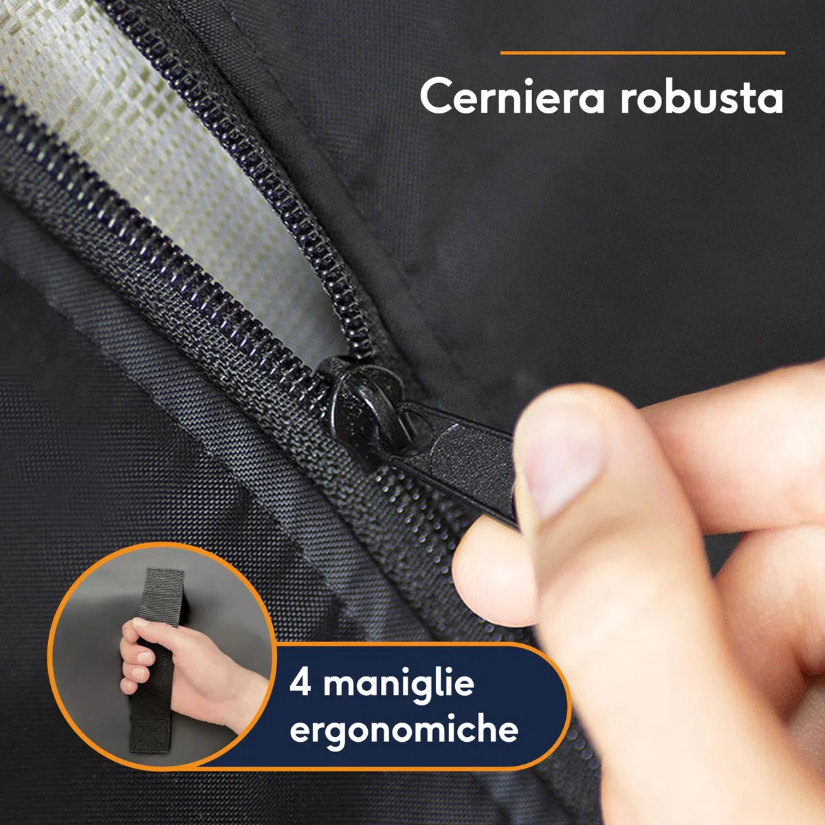 Custodia Protettiva per Materasso Singolo 90x200cm – Sacco Impermeabile in Tessuto Oxford – 4 Maniglie – Trasloco, Stoccaggio o Trasporto – Spessore 30cm