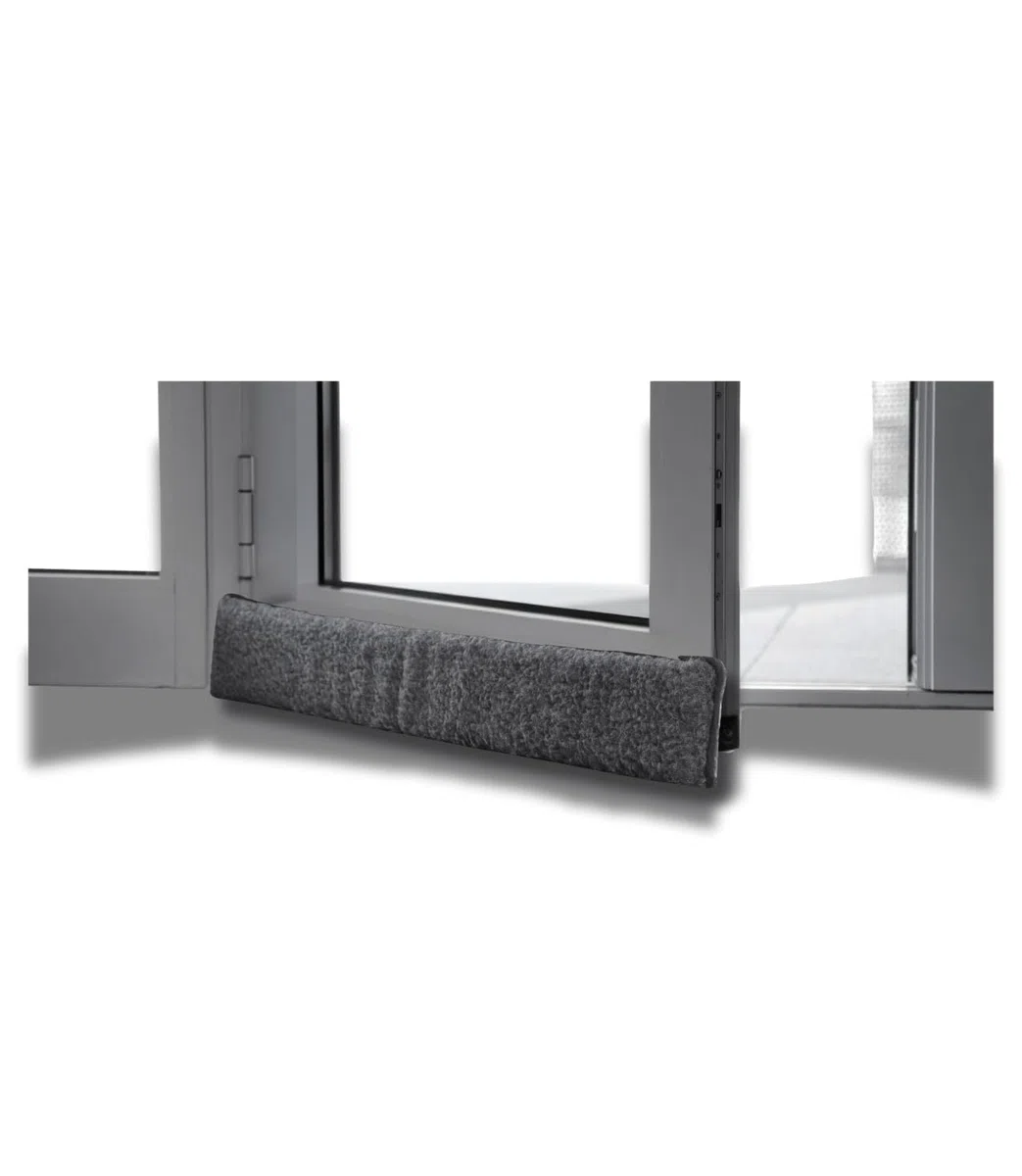 K. & N. - Paraspifferi in lana vergine 550 per porte, 100 cm, colore: Antracite