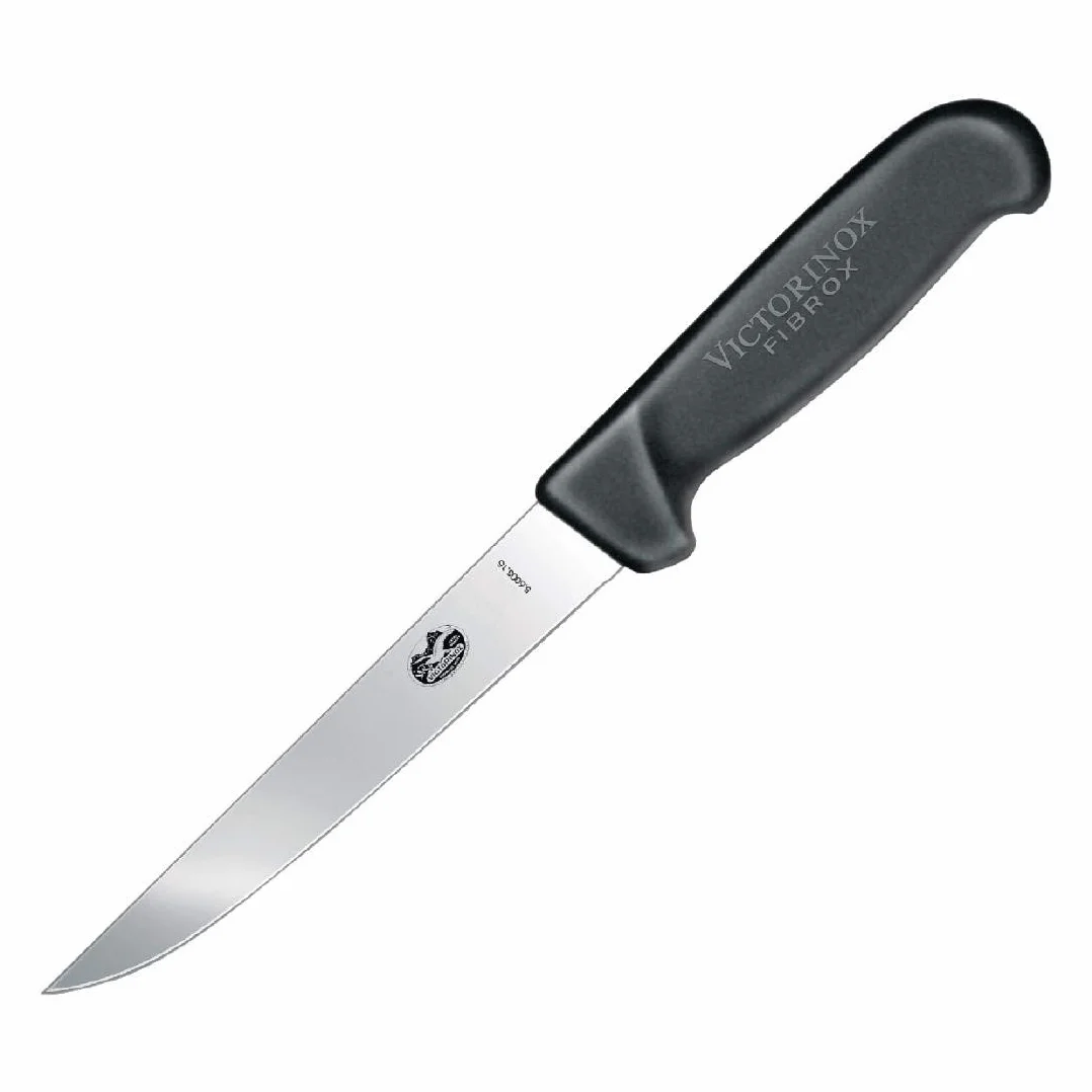 Victorinox, coltello disossatore da cucina Fibrox, presa ergonomica, 12 cm, nero