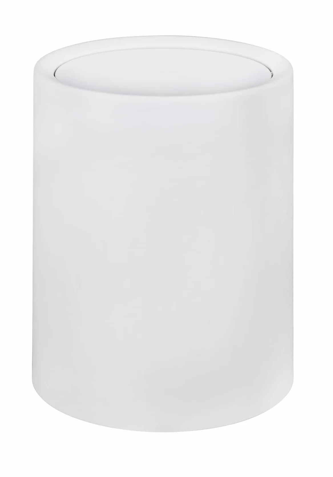 Wenko 25209100 Pattumiera a Ribalta Atri per Cosmetici da 6 L con Coperchio, Bianco