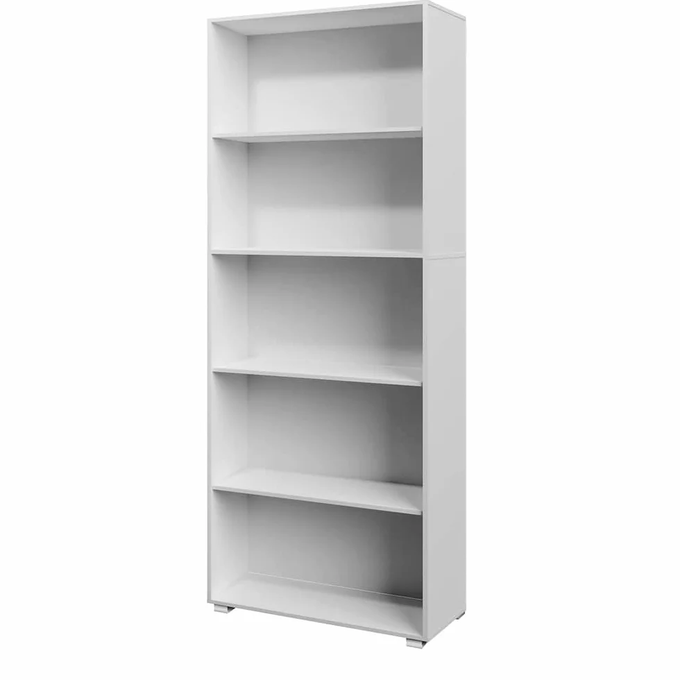 Casaria® Libreria Scaffale Vela 190cm 5 Ripiani Mobile Archiviazione Documenti Ufficio Soggiorno