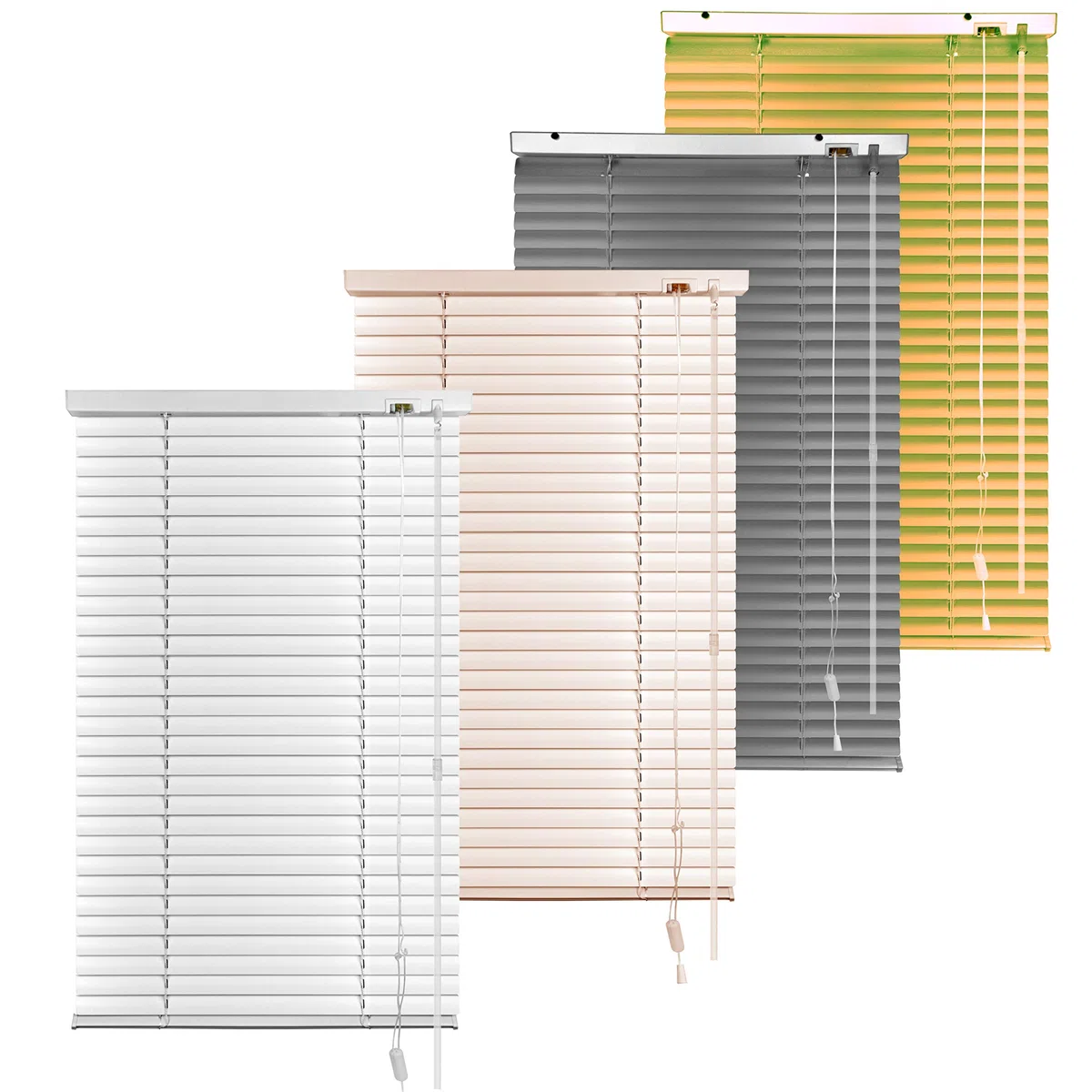 Veneziane in Alluminio, Visibilità, Protezione Dalla Luce e ai Raggi Solari, Veneziane da Interno per Privacy e Protezione,con Clip e Cordino di Sicurezza Kit (Grigio, 40x220 cm)