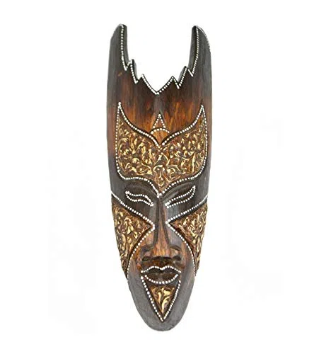 Maschera in legno 30 cm – Decorazione Etnica Chic stile africano.