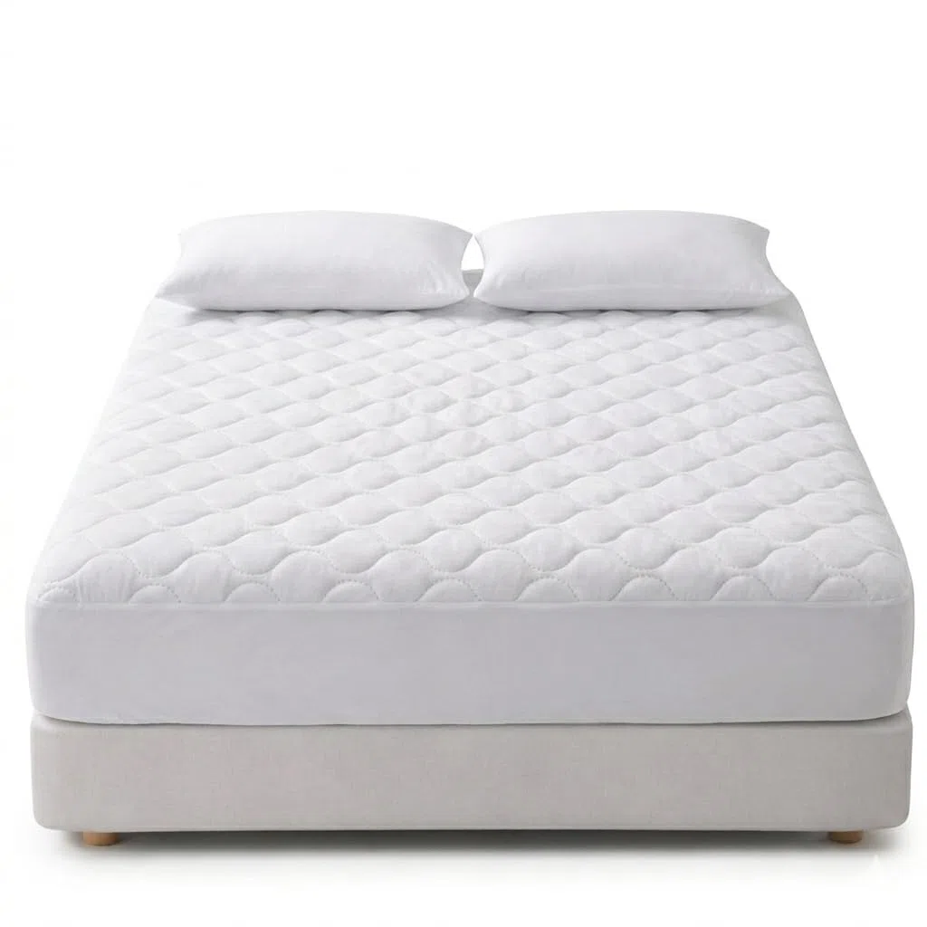 LivinEase Coprimaterasso Matrimoniale 200x200 Trapuntato - Altezza Fino a 30 cm con Elastico Tutto Intorno - Copri Materasso 200x200 - Oeko-Tex e Traspirante - Non Impermeabile