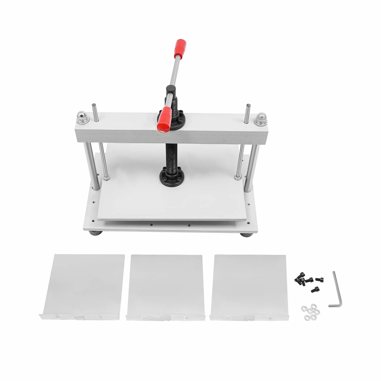Pressa manuale per carta, formato A4 Heavy Press Bookbinder per carta A4 con barra di equilibrio, per fatture, ricevute, libri