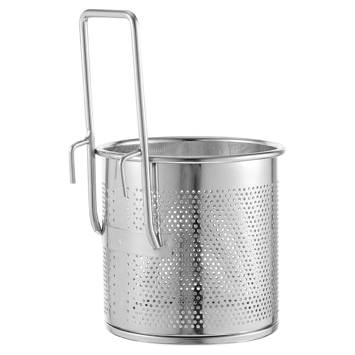 SHERCHPRY per tagliatelle in acciaio inox caldo da appendere in pentola calda, setaccio a rete fine per scolapasta per pasta e noodles gnocchi (17 x 10 cm)