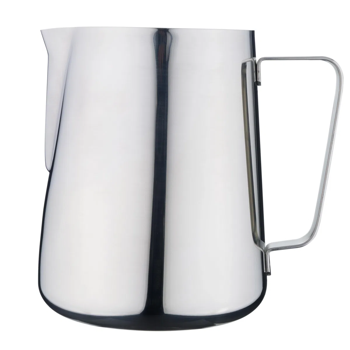 Lattiera in Acciaio Inossidabile, Brocca per Latte in Acciaio Inox Lucido, per Latte Artistico (2 Litri)