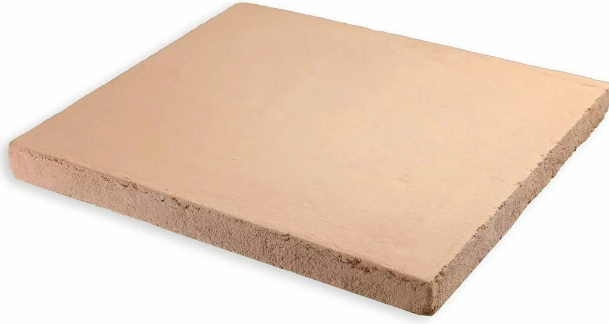 Megashopitalia Biscotto di Casapulla Pietra Refrattaria per Pizza Forno Fornace Sorbo Made in Italy (L40xP40xH3,2cm)