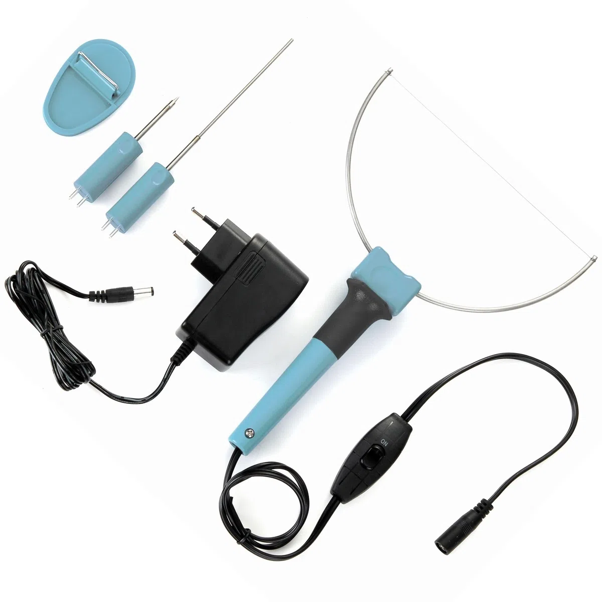 Velleman Taglierina polistirolo 3 in 1 con filo caldo coltello caldo e penna incisore con adattatore 5V e supporto 8W riscaldamento rapido 10s ideale per modellismo hobby e decorazioni