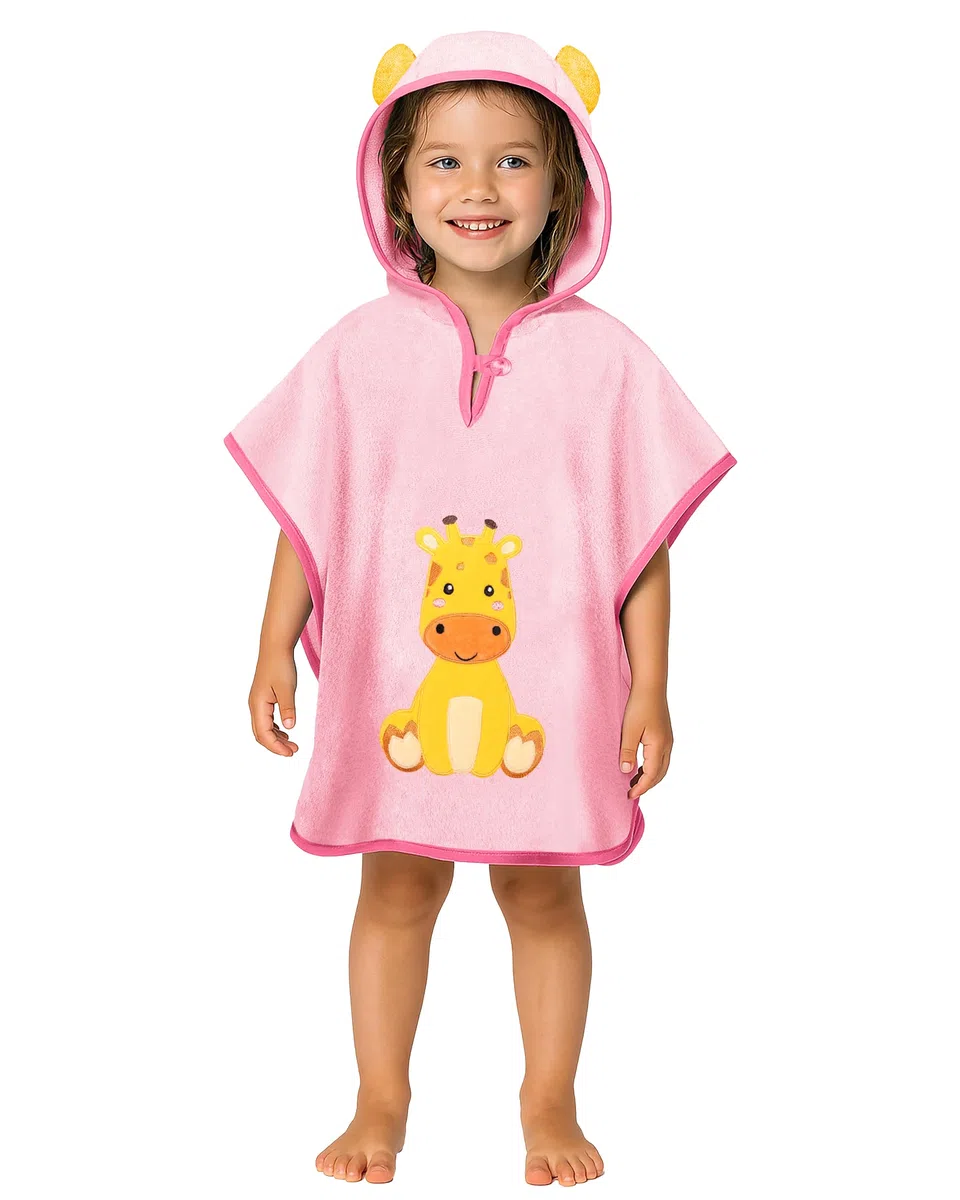 LAYNENBURG Asciugamano da bagno bambini cappuccio - 100% cotone - OEKO TEX - bambino Ragazzi Ragazze telo mare poncho spugna