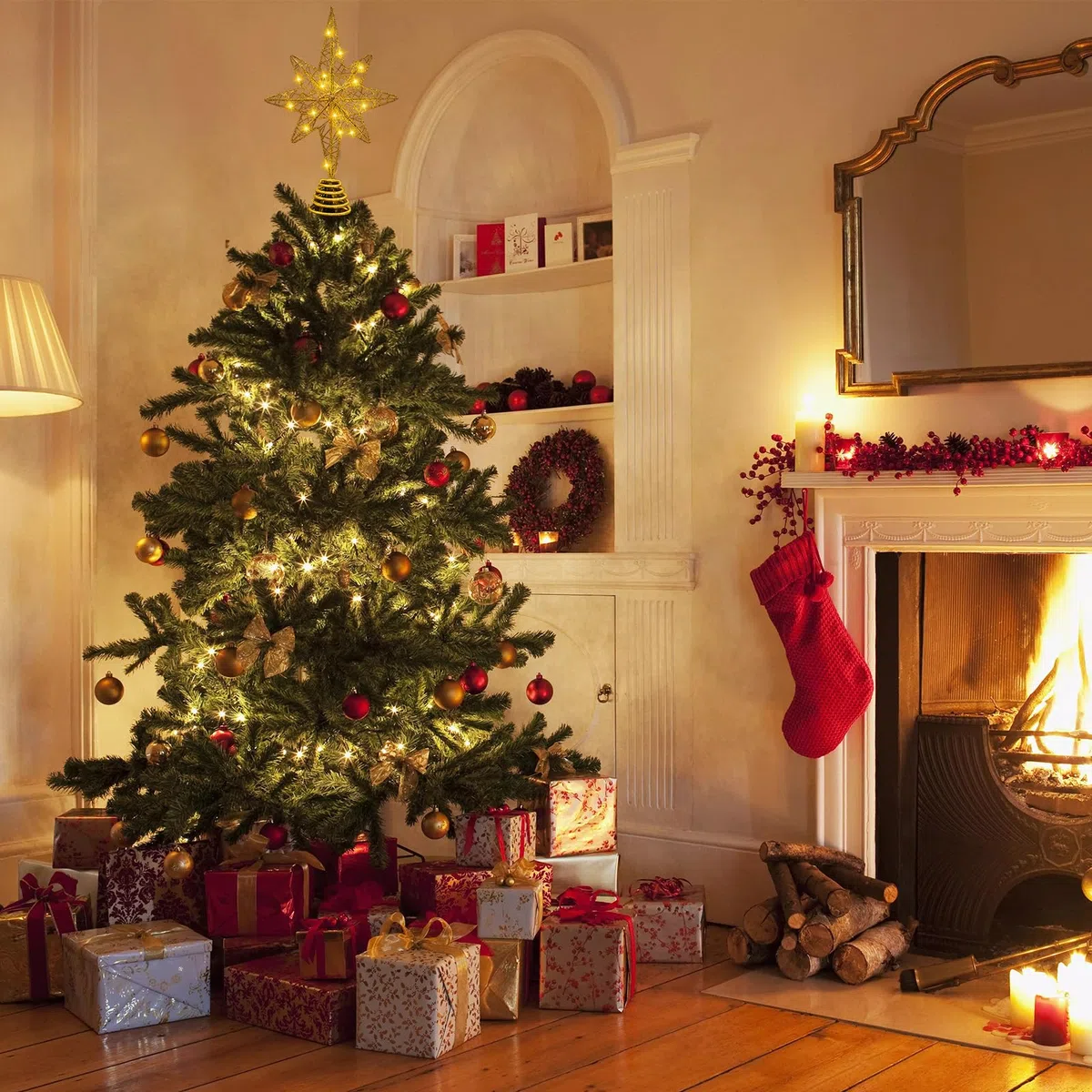 Stella Albero di Natale, Puntale Albero di Natale Luminoso, Puntale Alberos Natales con Luci A 20 LED per L'interno Dell'ufficio, Decorazioni Alberos di Natales Capodanno