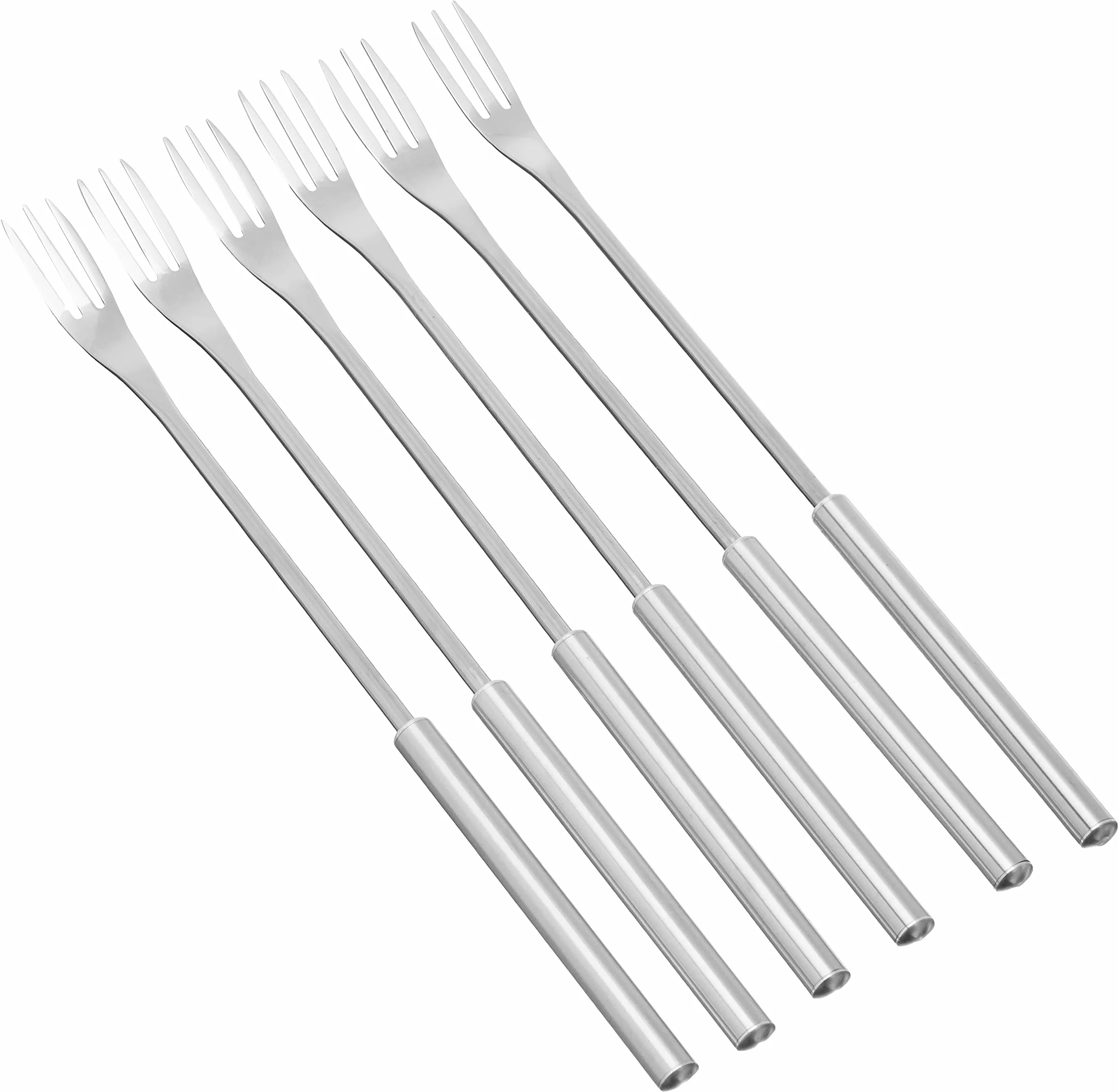Kuhn Rikon 32040 Set forchette da fonduta in Acciaio Inox, 6 Pezzi