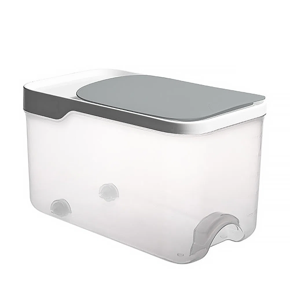 YARNOW 5 kg di riso, contenitore ermetico, per farina, polvere, riso, cibo secco, dispensa, resistente all'umidità, organizzatore per la casa, 29. 3 x 17. 8 cm