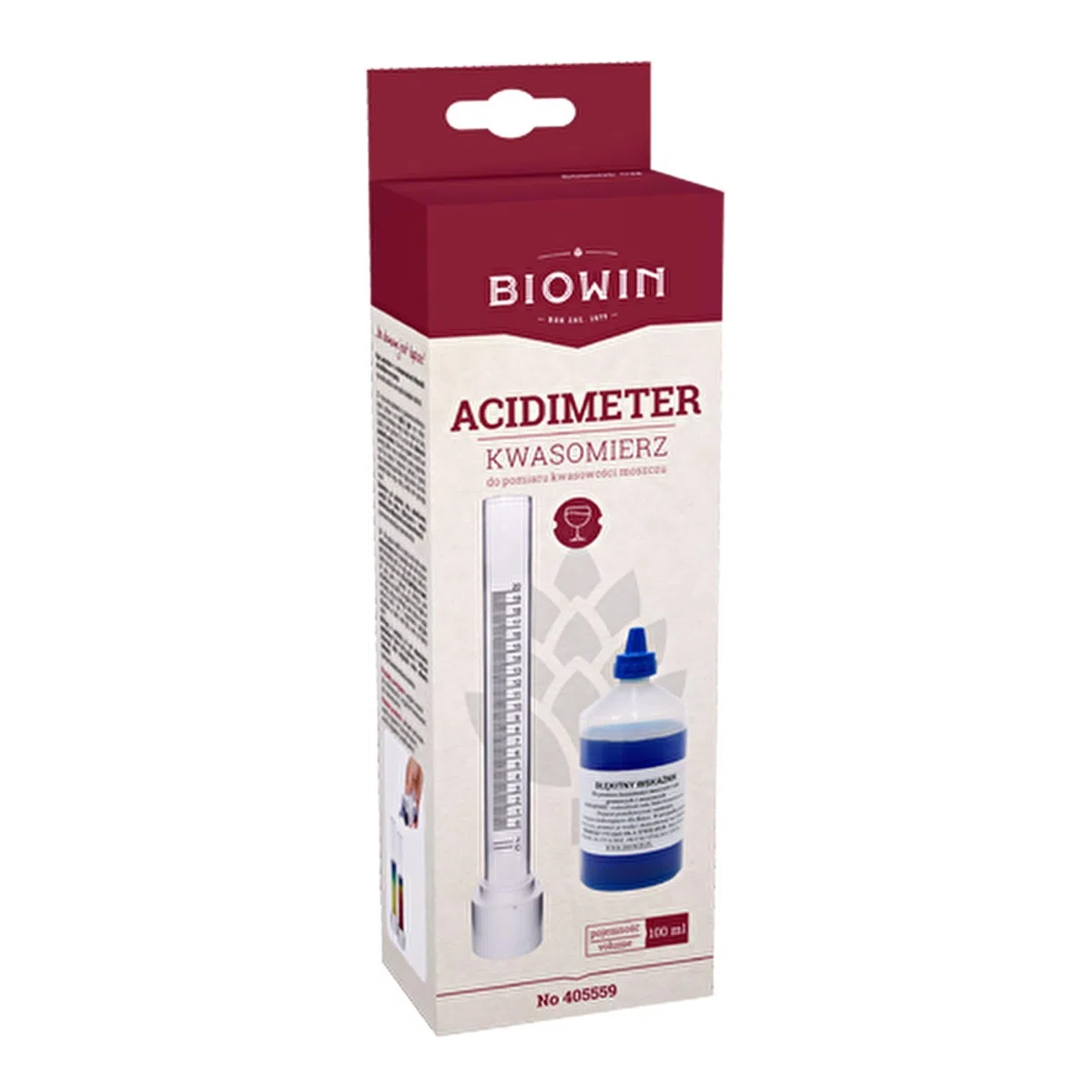 Acidometro - Kit analisi acidità - Vino Acidometro per la determinazione del Contenuto di acidità nel Vino