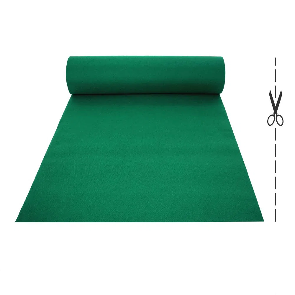 OLIVO.Shop | Tappeto passatoia Verde Nuziale Natalizio per Matrimonio Cerimonia Evento Negozi 12 Formati (1 mt x 5 mt)