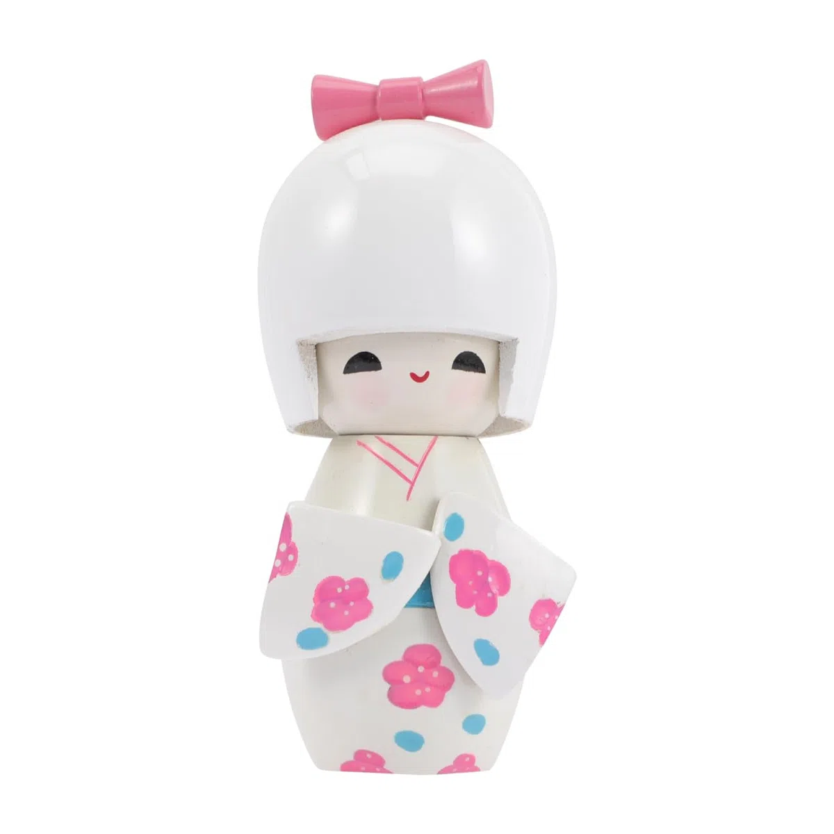 TOYANDONA Statuetta da collezione tradizionale giapponese Kimono Kokeshi in legno con geisha asiatica, per ufficio, casa, feste, decorazione da tavolo