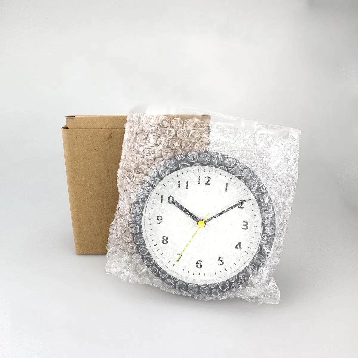 Orologio da Doccia Silenzioso, Impermeabile, Senza Tic, Funzionante a Batteria, con Supporto Pieghevole con Foro per Gancio e Ventosa in PVC per Bagno Camera da Letto