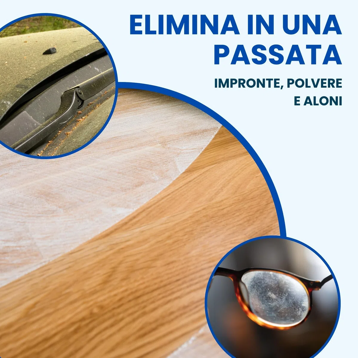 Scracchio L'Originale, il Panno Magico in Microfibra Brevettata con Durata +5 anni che pulisce Solo con Acqua. Panno multiuso, pulisci dai Vetri all'Acciaio con Zero Aloni, risultato Garantito. (2pz)