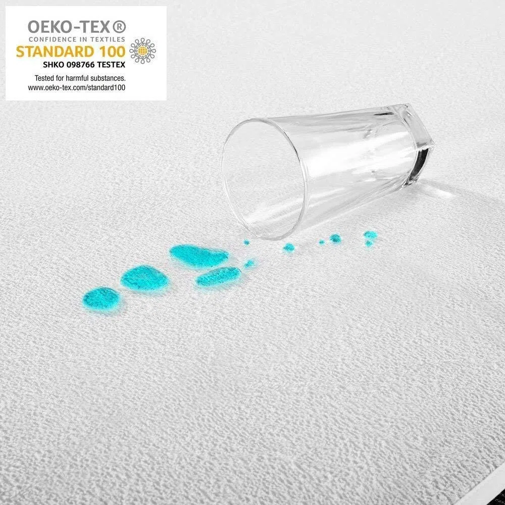Bedecor Coprimaterasso Matrimoniale Maxi Impermeabile 180 x 200cm con 4 Elastici - Traversa Letto - Spugna Cotone 80% - Anti-Acaro, OEKO-TEX