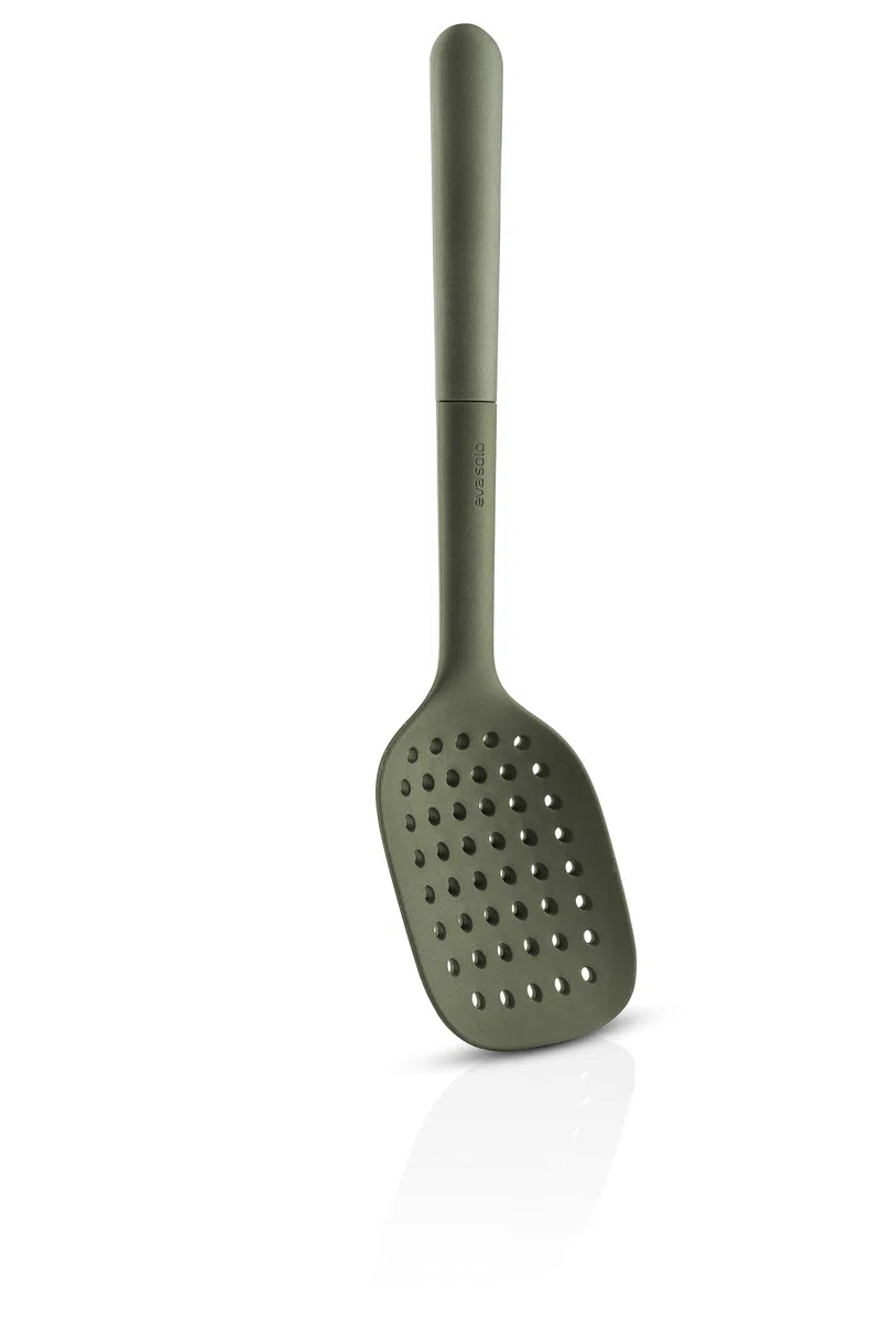 EVA SOLO | Mestolo forato Green Tools | Mestolo forato versatile con bordo arrotondato per raggiungere completamente i lati della ciotola o della pentola | verde