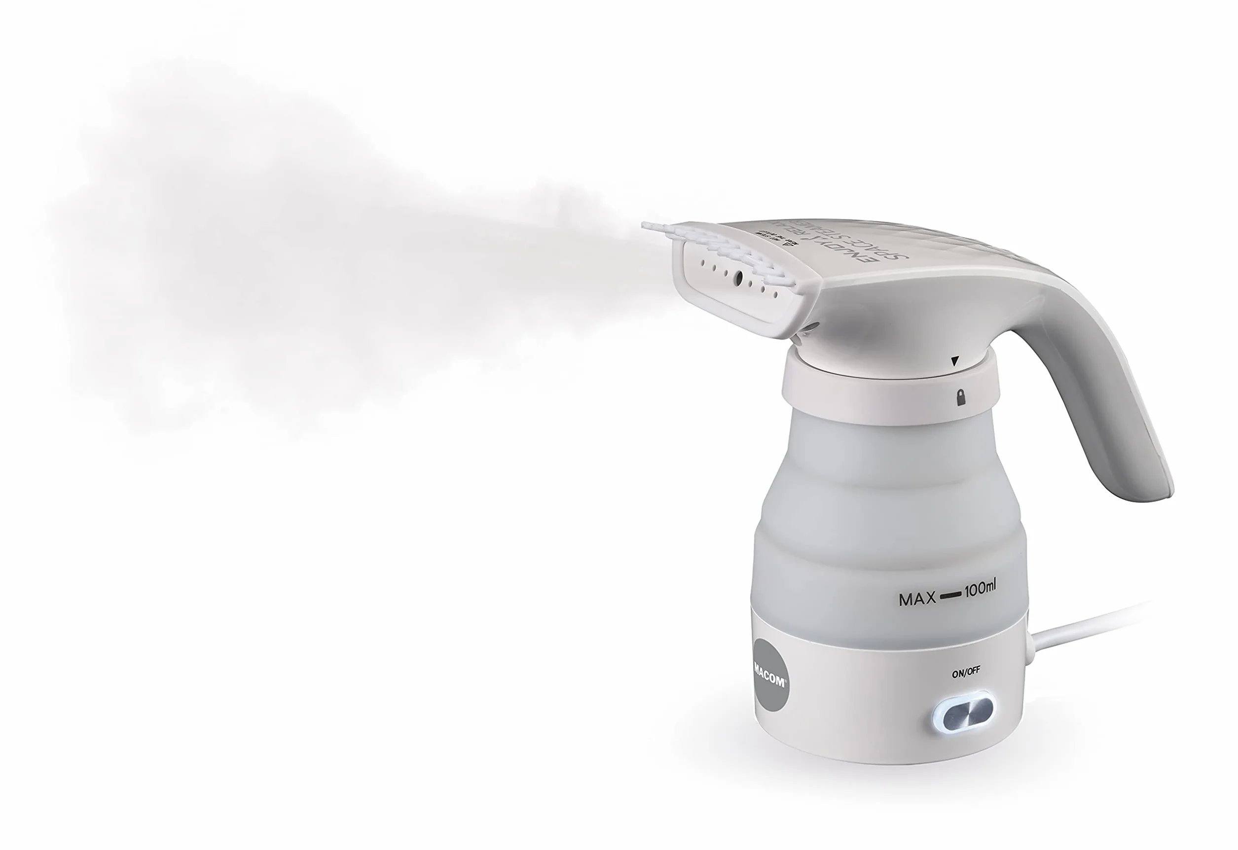 MACOM, Stiratrice Verticale da viaggio, Enjoy & Relax 875 Space Steamer
