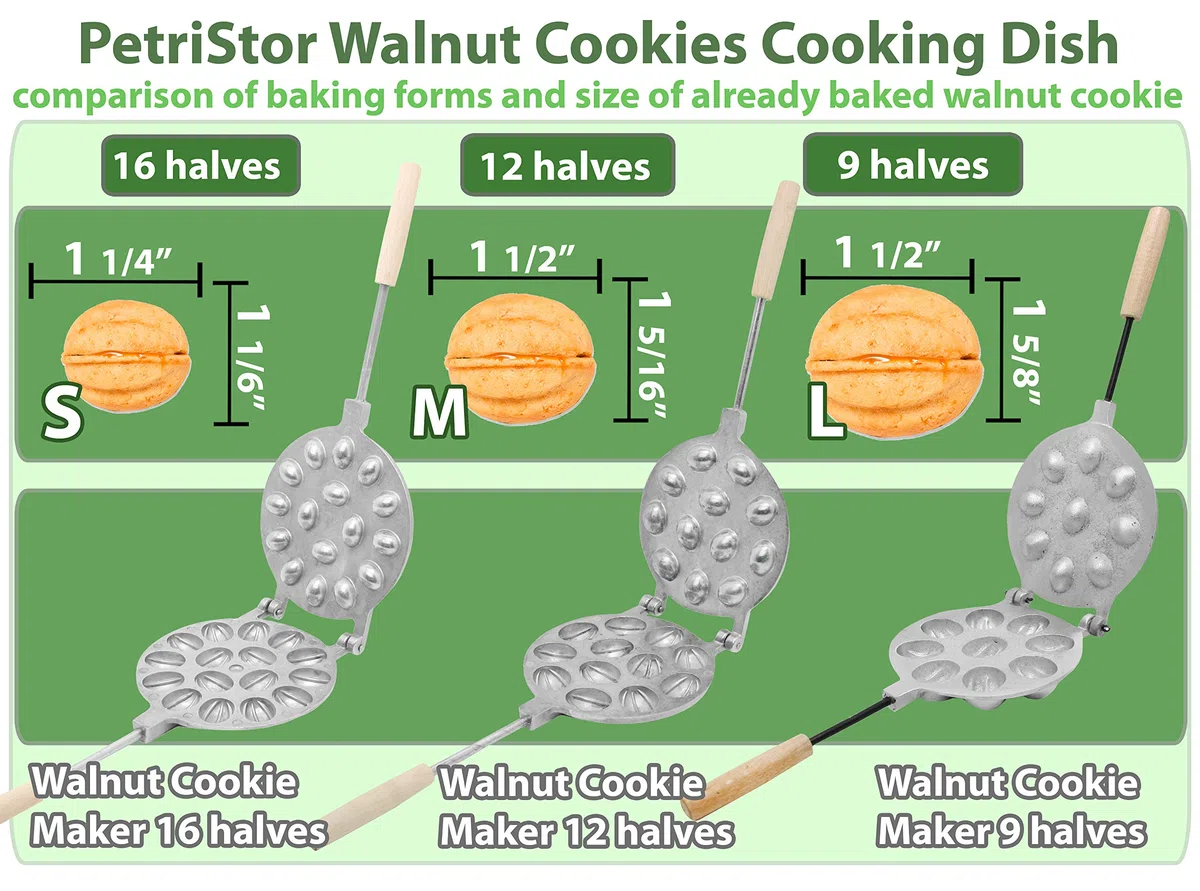 Noce 12 Cookie Form (Oreshek) Maker Oreshki Rissian Soviet Cookies by PetriStor