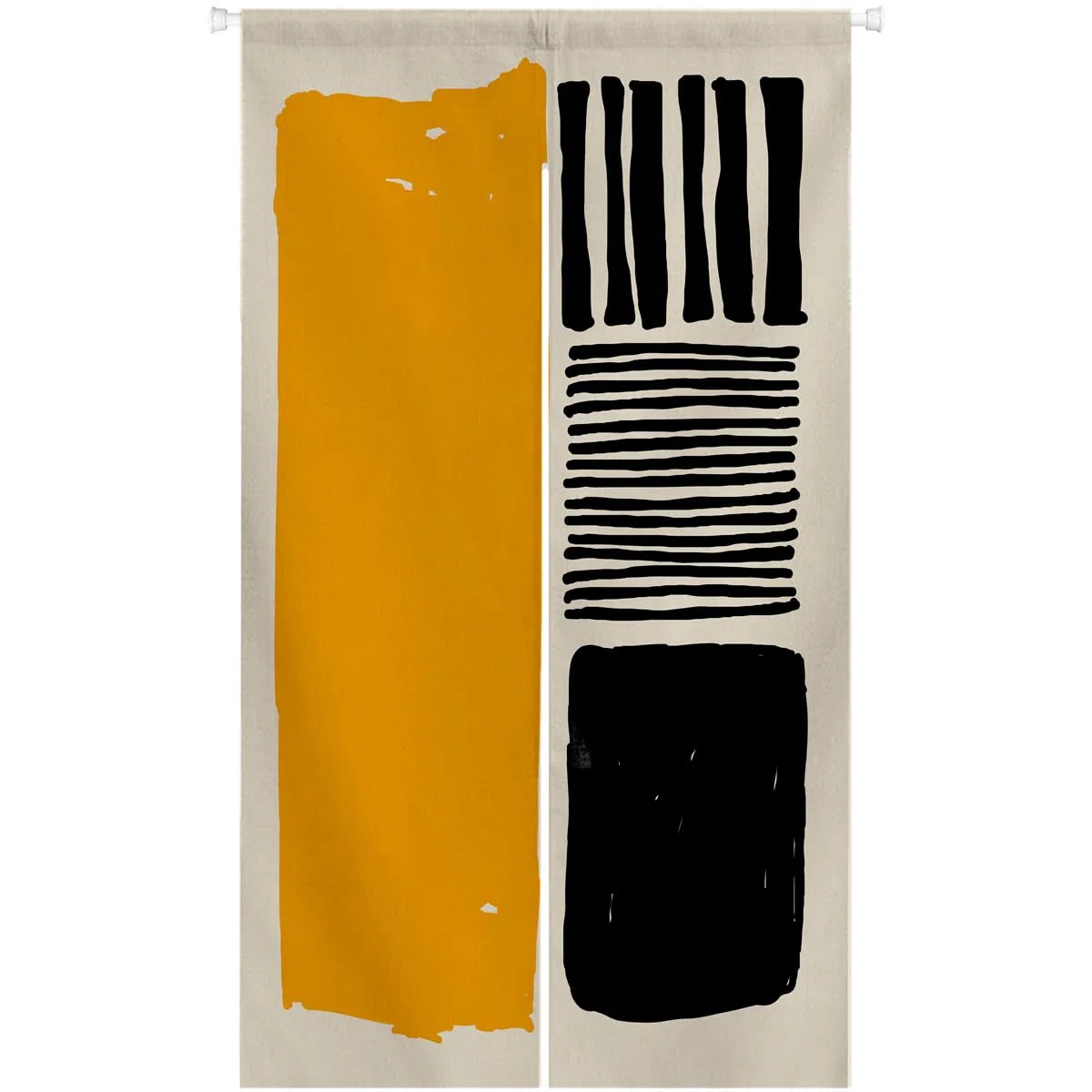 Ofat Home Tenda da Porta Color Clash - Arazzo Giapponese Noren - Da Appendere al Muro - Per Cucina, Bagno, Bistrot, Divisorio, Decorazione della Camera da Letto, Personalizzabile, 85 x 150 cm