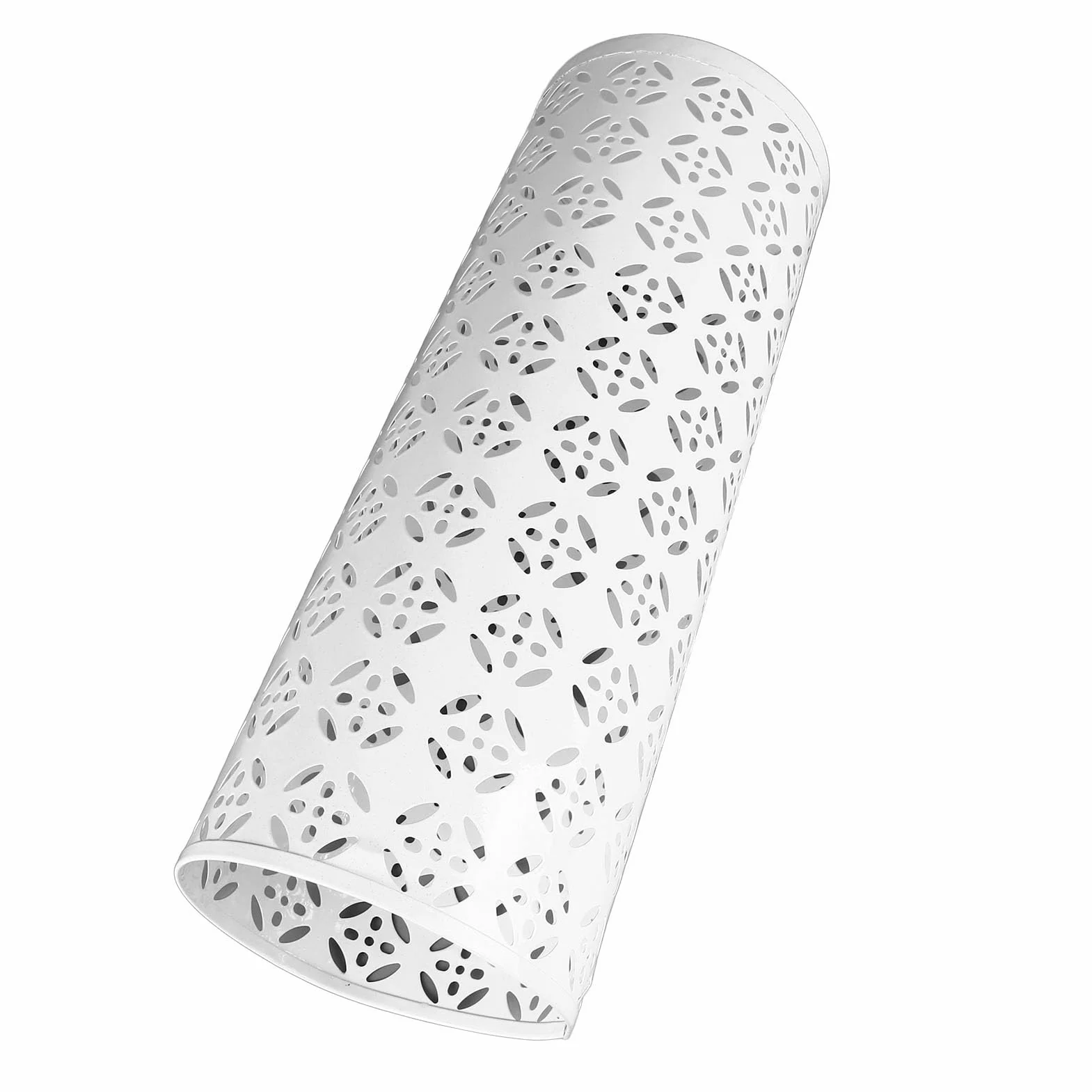 Tonysa Portaombrelli in Metallo, Elegante Motivo in Rame Cavo, Portaombrelli Antiruggine per Ingresso, Ufficio, Casa (WHITE)