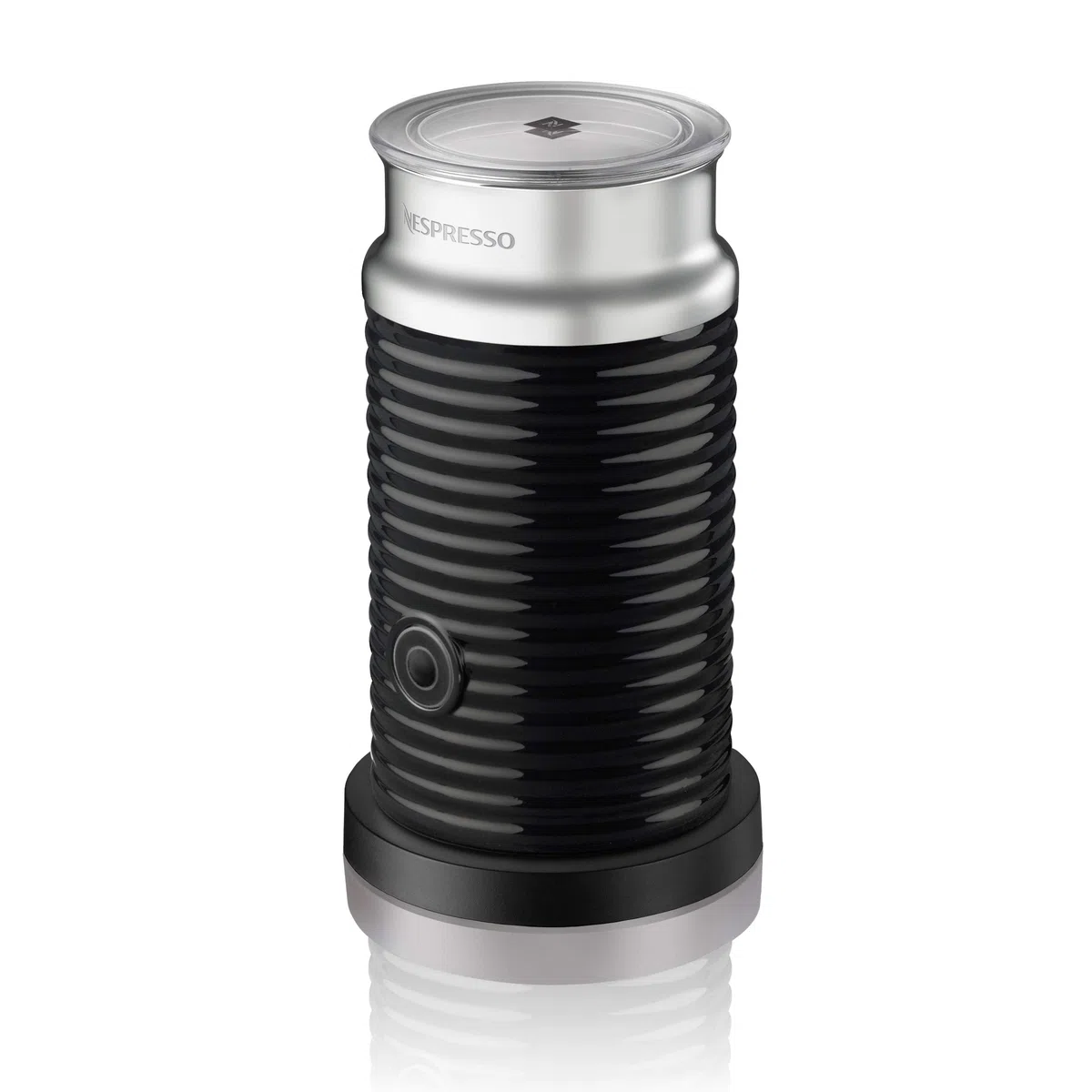 NESPRESSO Aeroccino 3, Montalatte elettrico per cappuccino, 3 funzioni: schiuma calda, fredda e latte caldo, colore Nero