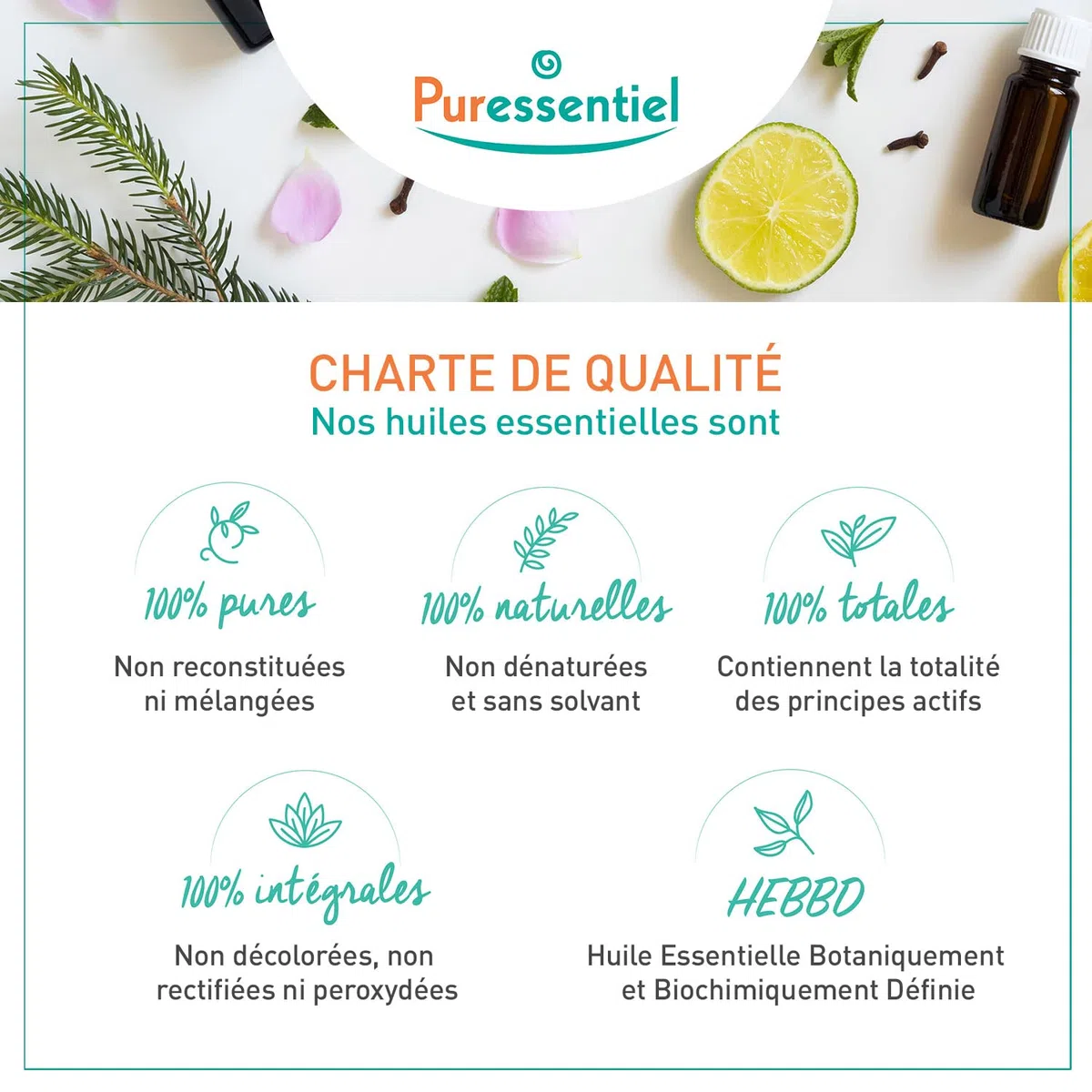 Puressentiel - Nuovo Diffusore di oli essenziali Calvi a calore dolce - Regolazione termica - Diffusore in ceramica - Luce d'atmosfera - Silenzioso - Spegnimento automatico