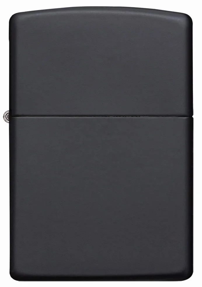 Zippo 218 Accendino, colore: Nero opaco