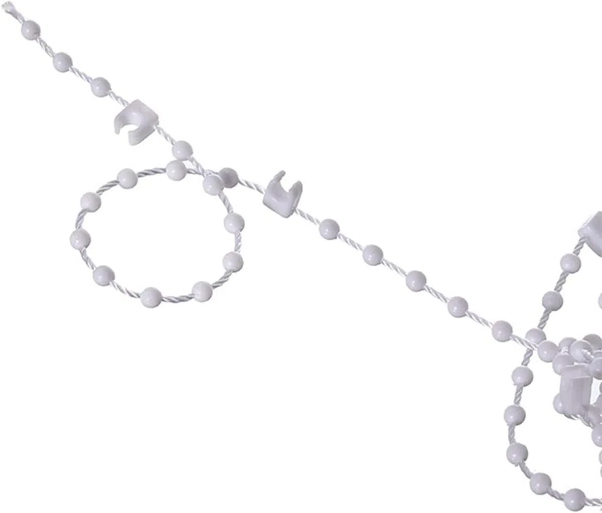 Kit di riparazione per tende verticali, con catena da 10 m e connettore, ricambio fai da te, accessori per tende verticali e ganci superiori, 127 mm