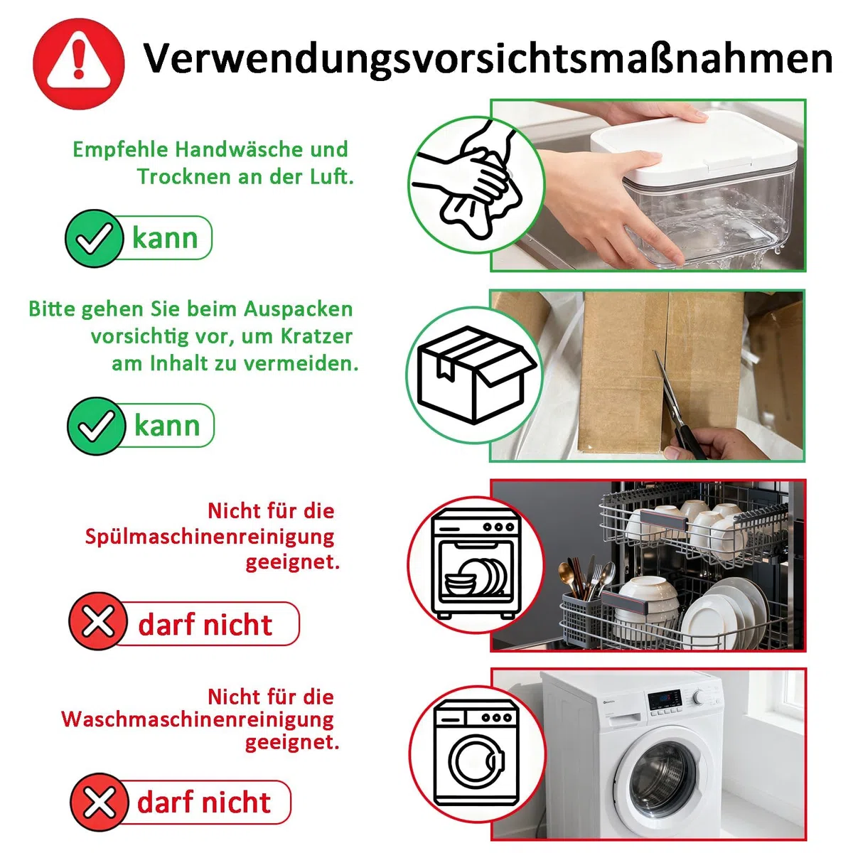 Contenitori Detersivi Lavanderia, 5,5L Trasparenti Dispenser Detersivo Lavatrice in Plastica, Contenitore per Detersivo in Polvere, Conservazione Per Detersivo, Organizer Lavanderia, Per Bagno, WC