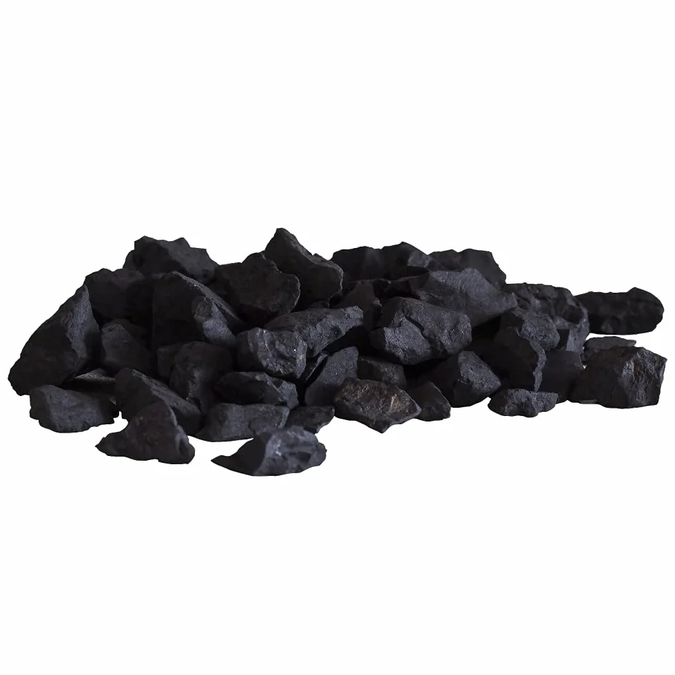 Wessper Pietre di Shungite per la Purificazione dell'Acqua, 1000g di Frammenti di Shungite Grezza Nera Opaca per la Pulizia dell'Acqua