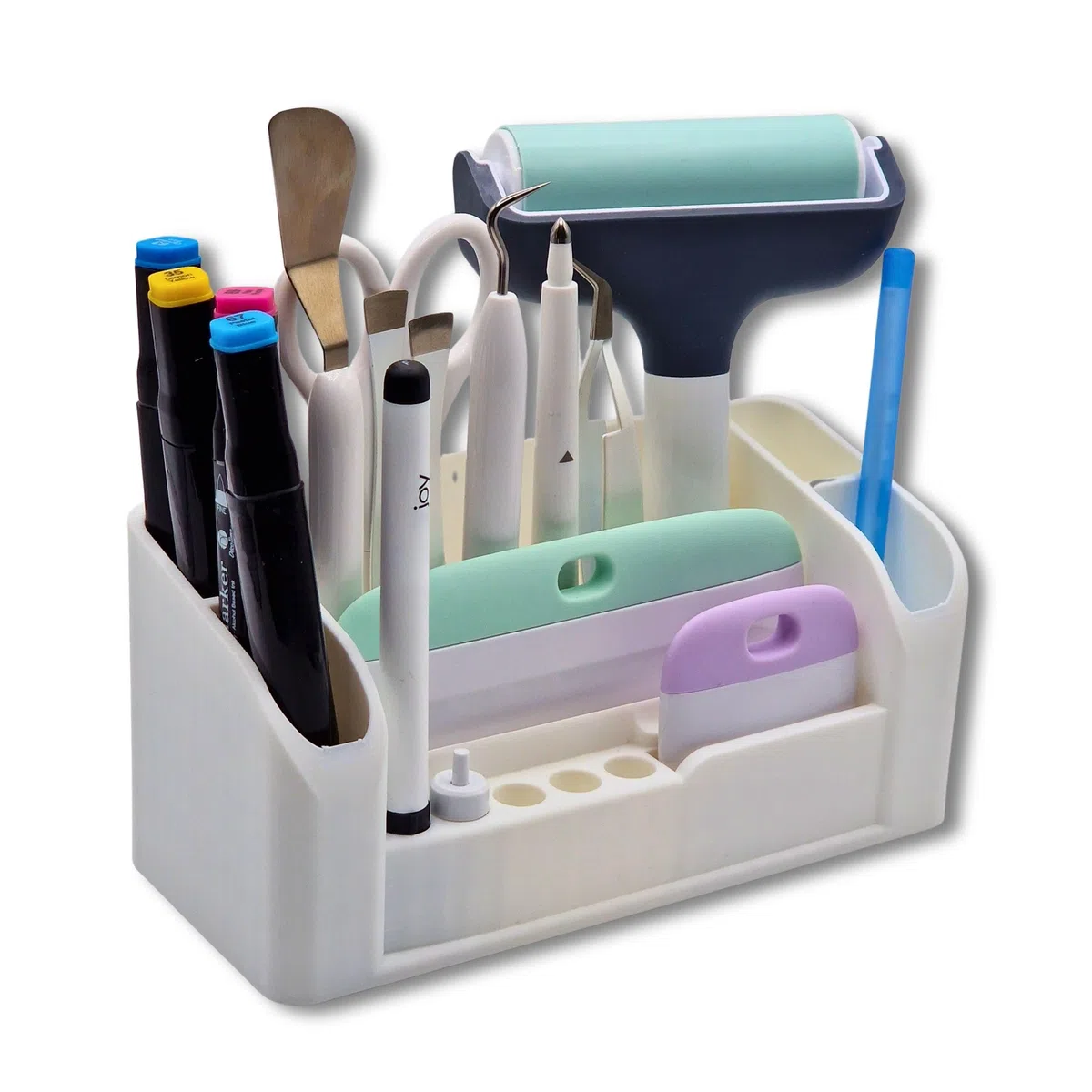 Kit di accessori per Cricut Joy/Maker – Organizer compatto Scrapbooking Feltri, Strumenti e Vinile