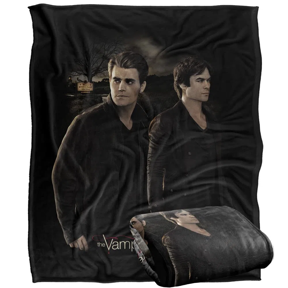 VAMPIRE DIARIES Coperta super morbida al tatto, modello, 152 x 127 cm