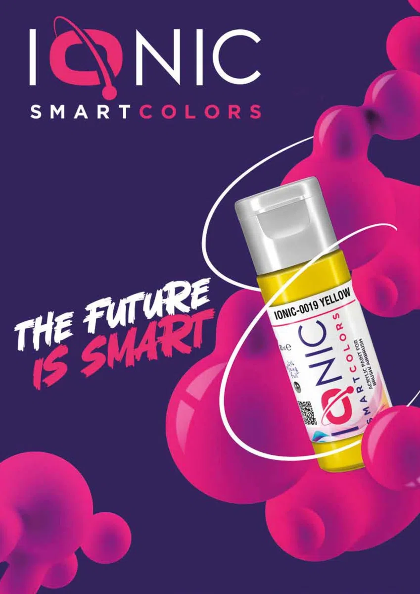 Ammo Ionic Set Scuro | Include tutto il necessario per dipingere il nero senza problemi in vari materiali, acrilico, multicolore, 20 ml