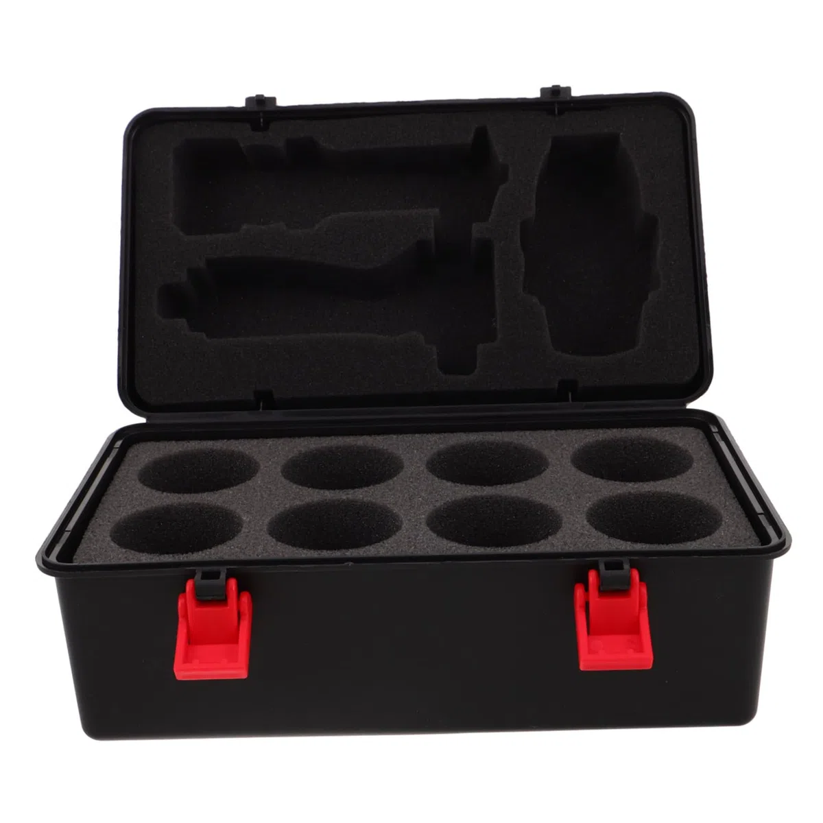 TOYANDONA Gyro Organizer scatola di stoccaggio con manico e serratura scatola da trasporto portatile Battling Top con scomparti interni per proteggere le trottole giocattolo per viaggi e feste