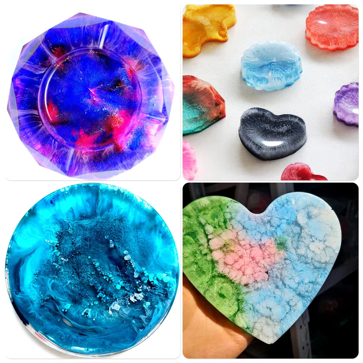 Alcohol Ink Set - ERCorArt 26 Colori Vivaci e Concentrati, Inchiostro ad Alcool per Resina Epossidica, Pittura Artistica, Creazione di Capsule di Petri In Resina - 10 ml/Bottiglia