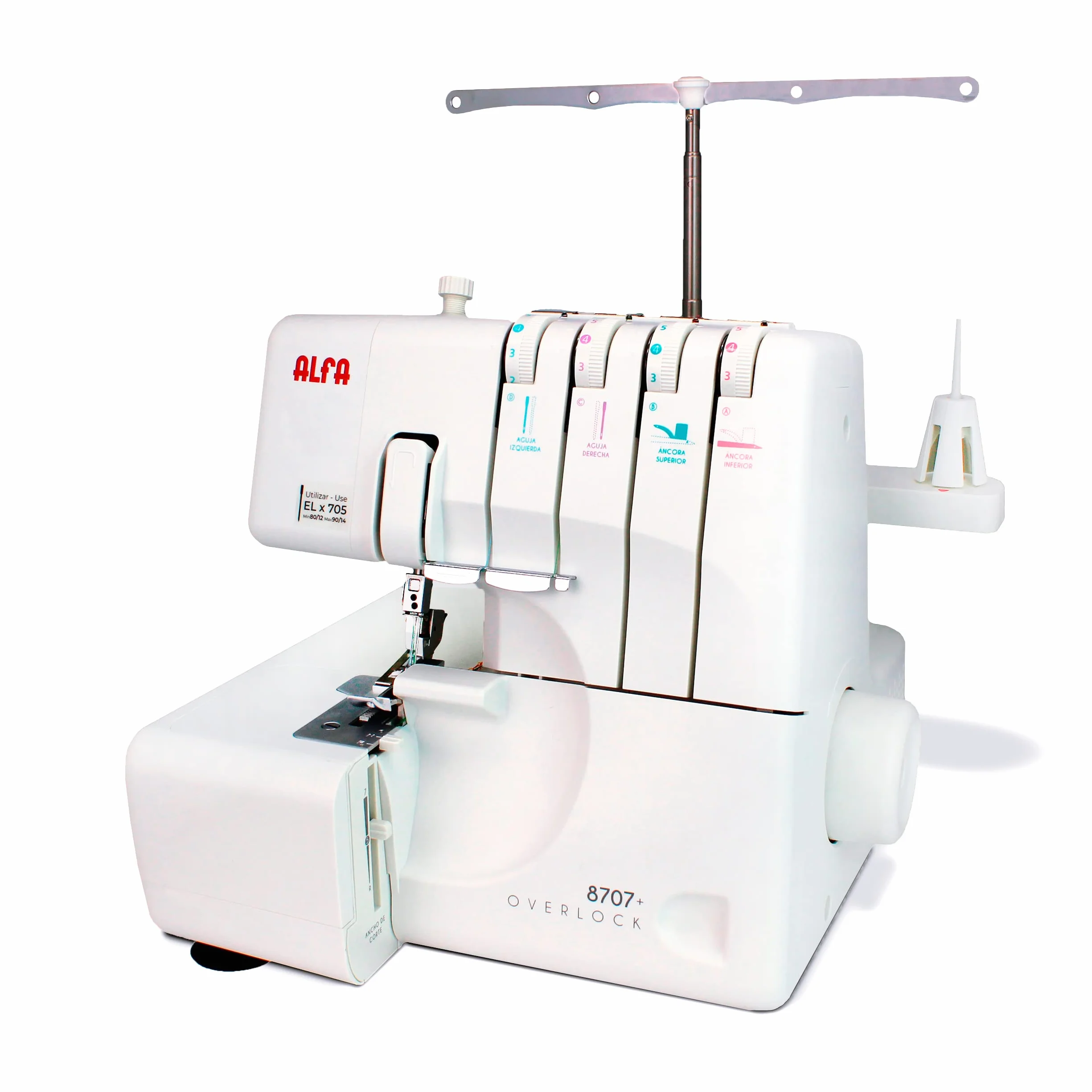 Alfa 8707 - Macchina da Cucire Overlock Domestic
