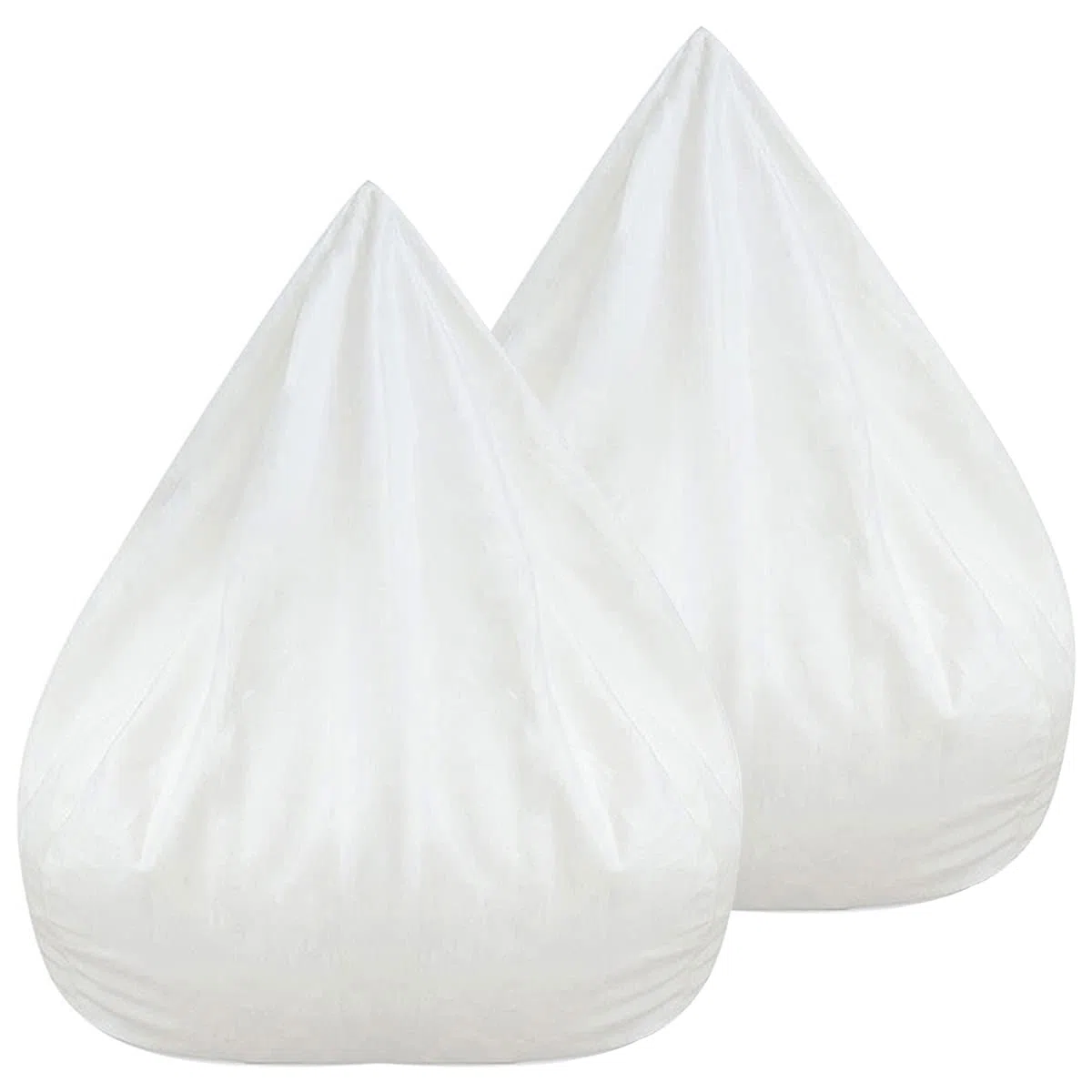 Fodera interna di ricambio per pouf, senza riempimento, per divano, rimovibile e lavabile, per contenere perline, per soggiorno, camera da letto, sala giochi, dormitorio (2 pezzi, 100 x 120