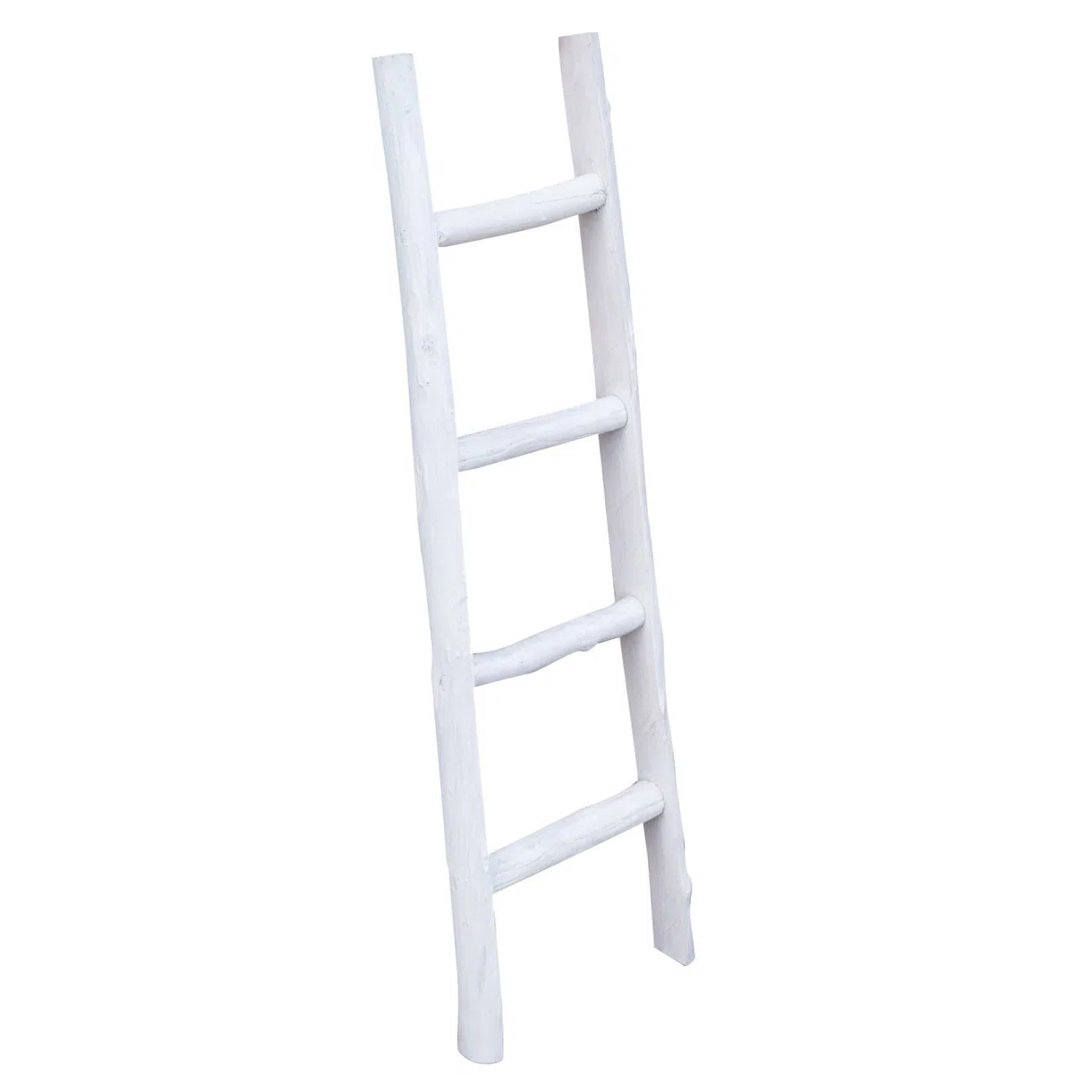 Biscottini Scaletta porta asciugamani bagno 100x7x28 - Scala Decorativa in Legno - Scala portasciugamani - Scaletta legno appendi asciugamani - Portasciugamani da parete Metallo, Bambu