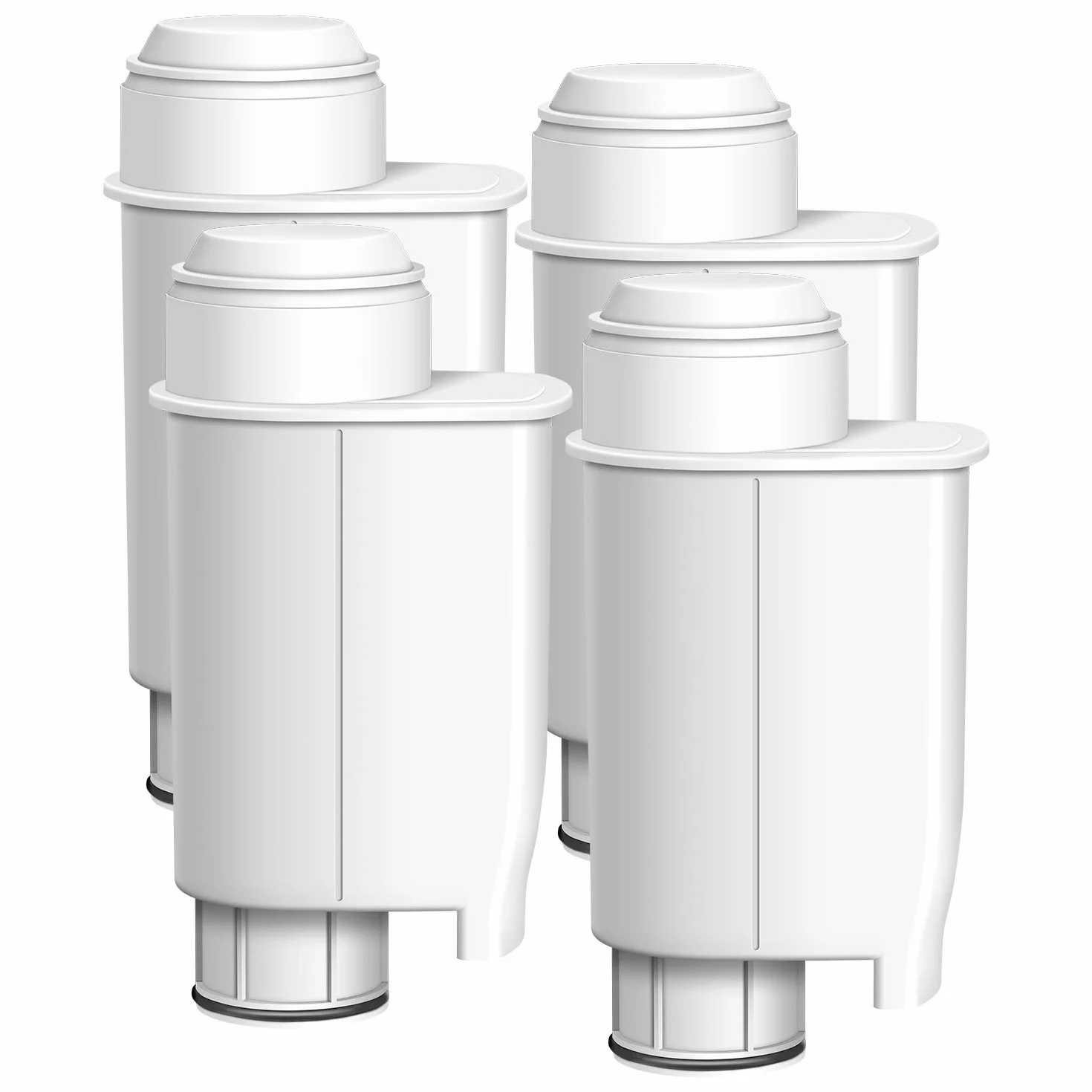 AQUA CREST Filtro per caffè di ricambio per Brita Intenza+, filtro dell'acqua Gaggia, Philips, Saeco, CA6702/00, Intenza+, certificato TÜV SÜD (confezione da 4)