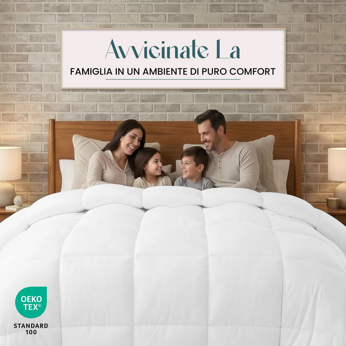 Utopia Bedding Piumone 220x240 cm, Piumino matrimoniale, Trapunta 100% Microfibra, Piumino Caldo (Bianco)