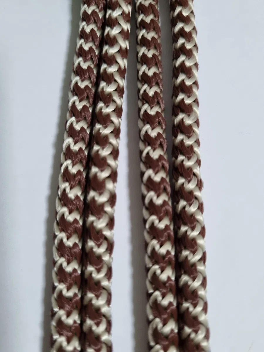TENDA ANTIMOSCHE PER PORTA IN CORDA modello BRAID cm.120x230 (beige/marrone)
