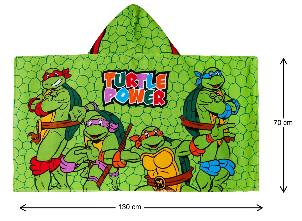 Asciugamano con cappuccio Tartarughe Ninja Teenage Mutant Poncho Raphael 100% cotone Asciugamano da spiaggia Vestire Asciugamano da bagno Avvolgente