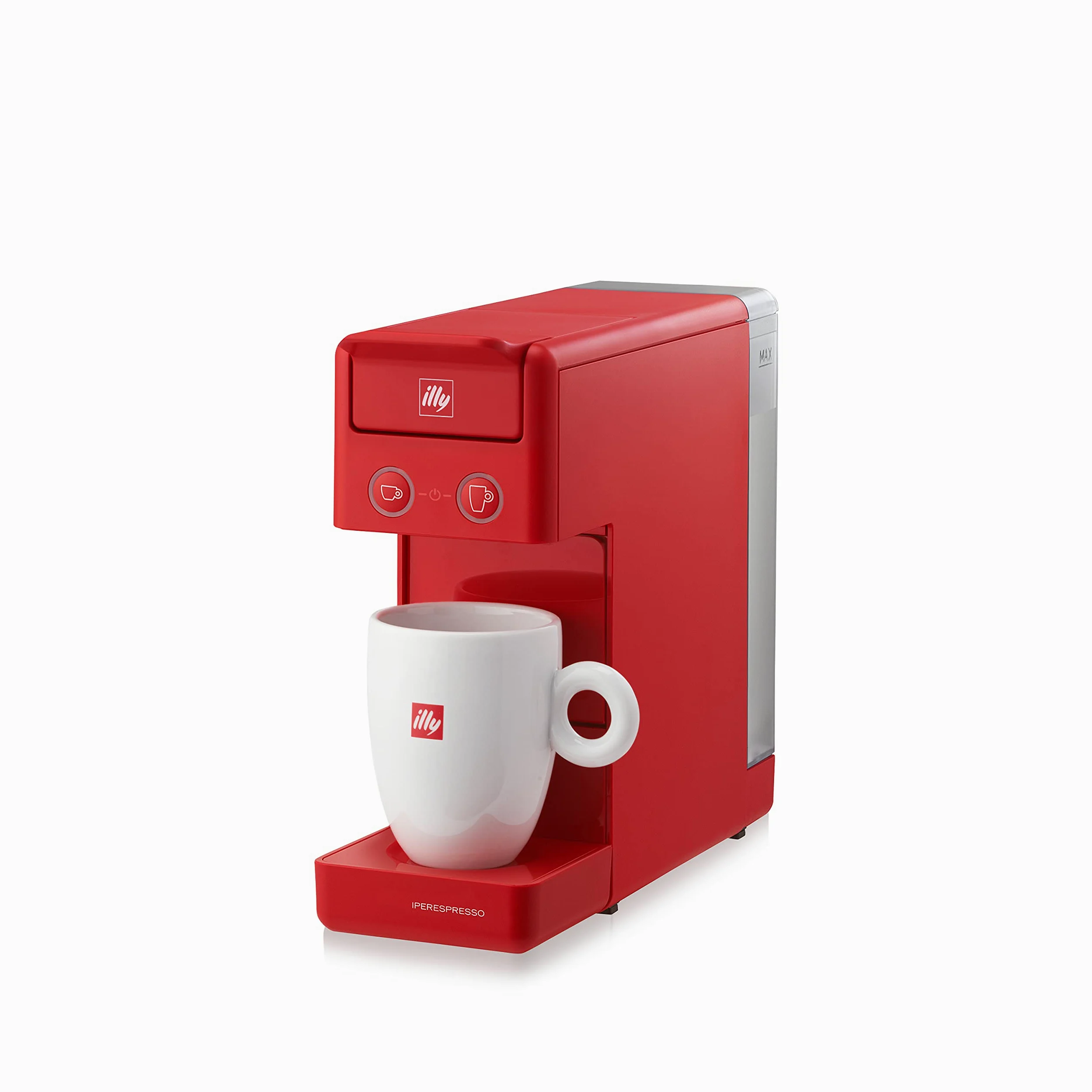 illy Caffè, Macchina da Caffè a Capsule Iperespresso Y3.3, 0.8 Litri, Rossa
